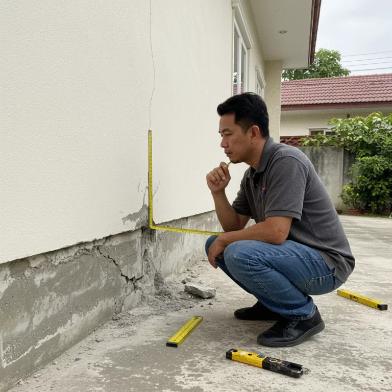 บ้านทรุดไม่ใช่เรื่องเล็ก แก้ไขบ้านทรุดอย่างไรให้ถูกวิธี